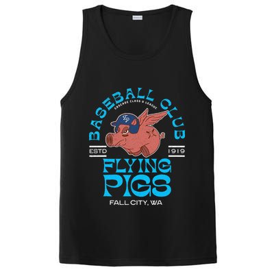 Fall City Flying Pigs Retro Minor League Baseball Team PosiCharge Competitor Tank