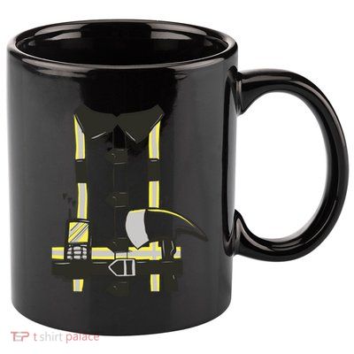 Firefighter Costume 11oz C Handle Ceramic Mug