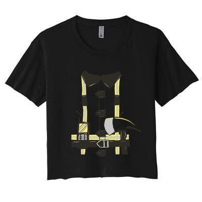 Firefighter Costume Crop Top