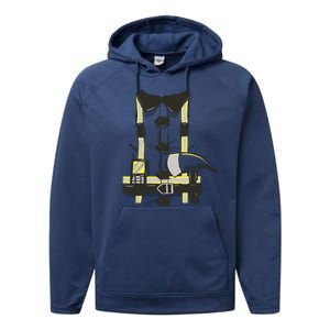 Firefighter Costume Performance Fleece Hoodie