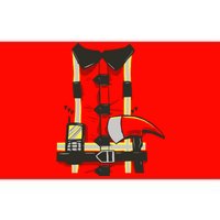 Firefighter Costume Bumper Sticker