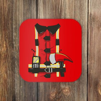 Firefighter Costume Coaster