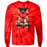 Firefighter Costume Tie-Dye Long Sleeve Shirt