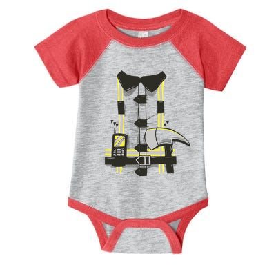 Firefighter Costume Infant Baby Jersey Bodysuit