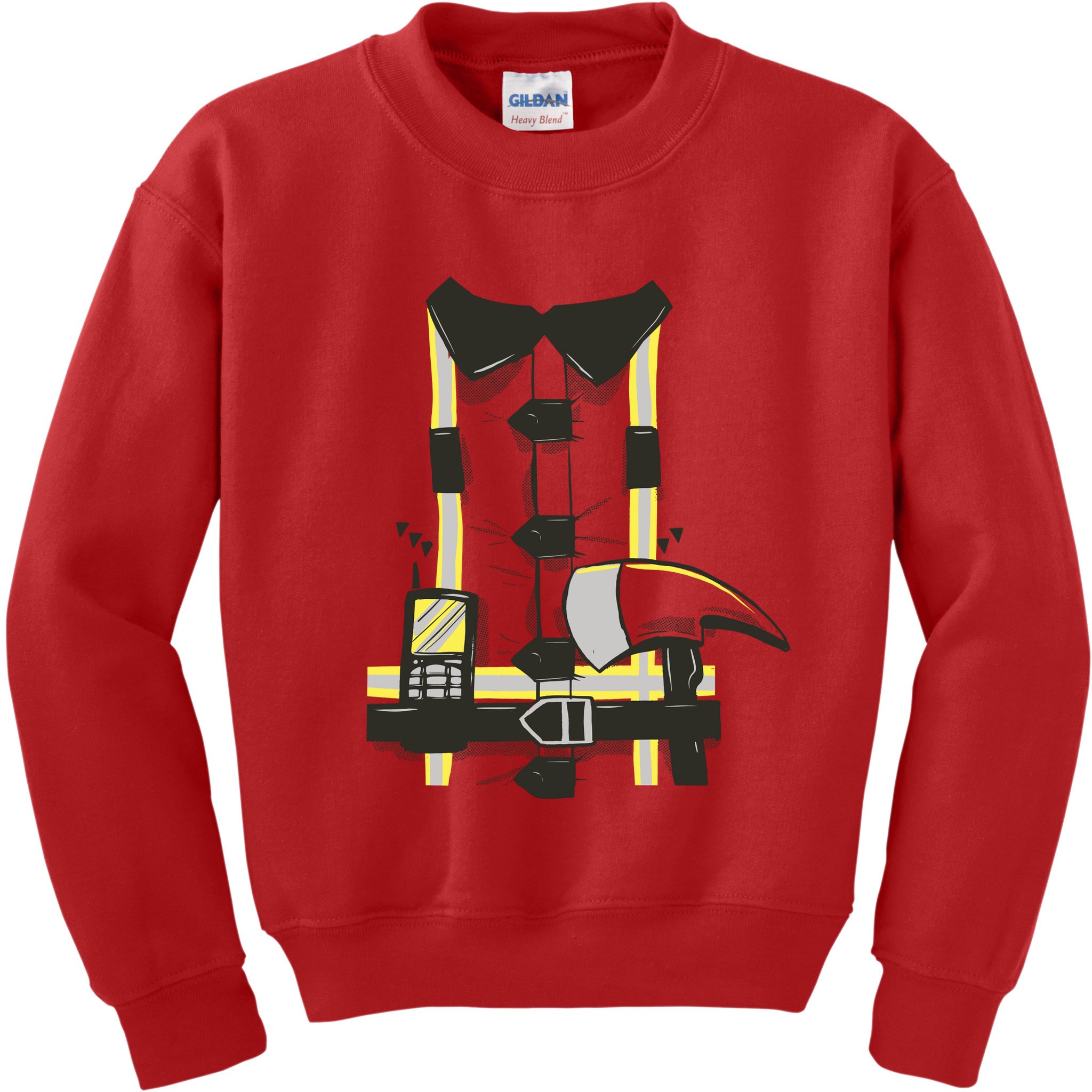 Firefighter Costume Kids Sweatshirt