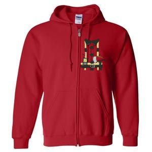 Firefighter Costume Full Zip Hoodie