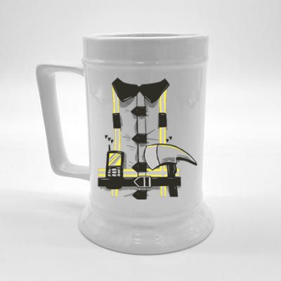 Firefighter Costume Beer Stein