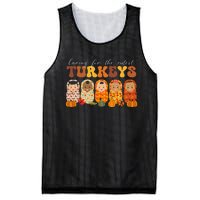 Funny Caring For The Cutest Turkeys Nurse Thanksgiving Women Mesh Reversible Basketball Jersey Tank