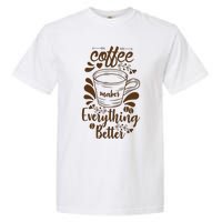 Fall Coffee For Women Vintage Garment-Dyed Heavyweight T-Shirt