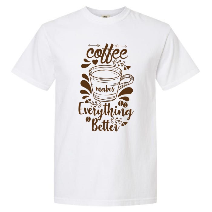 Fall Coffee For Women Vintage Garment-Dyed Heavyweight T-Shirt