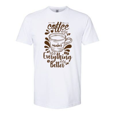 Fall Coffee For Women Vintage Softstyle CVC T-Shirt