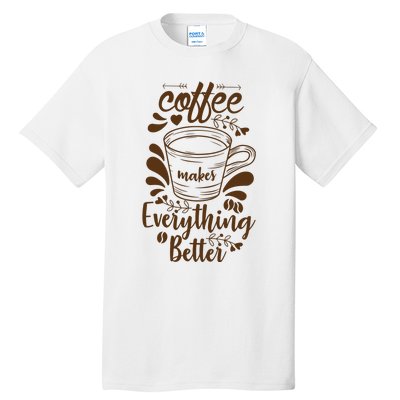 Fall Coffee For Women Vintage Tall T-Shirt