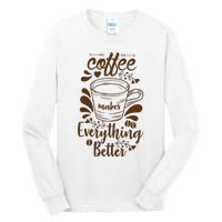 Fall Coffee For Women Vintage Tall Long Sleeve T-Shirt