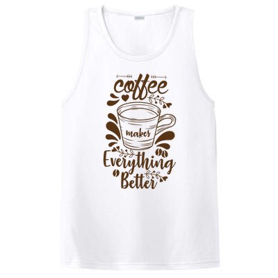 Fall Coffee For Women Vintage PosiCharge Competitor Tank