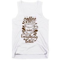 Fall Coffee For Women Vintage Tank Top