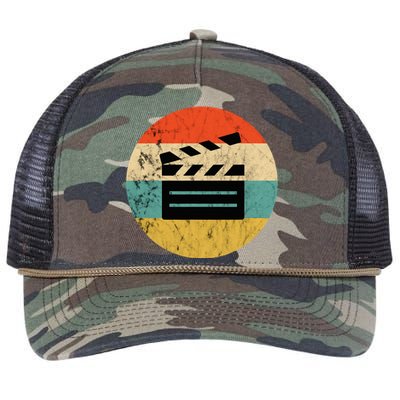 Filmmaker Clapboard Film Director Lover Retro Rope Trucker Hat Cap