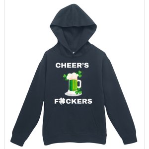 Funny Cheers Fckers St Patricks Day Beer Drinking Urban Pullover Hoodie