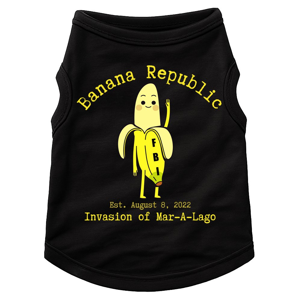 Funny Conservative Banana Republic Defund the FBI Doggie Tank