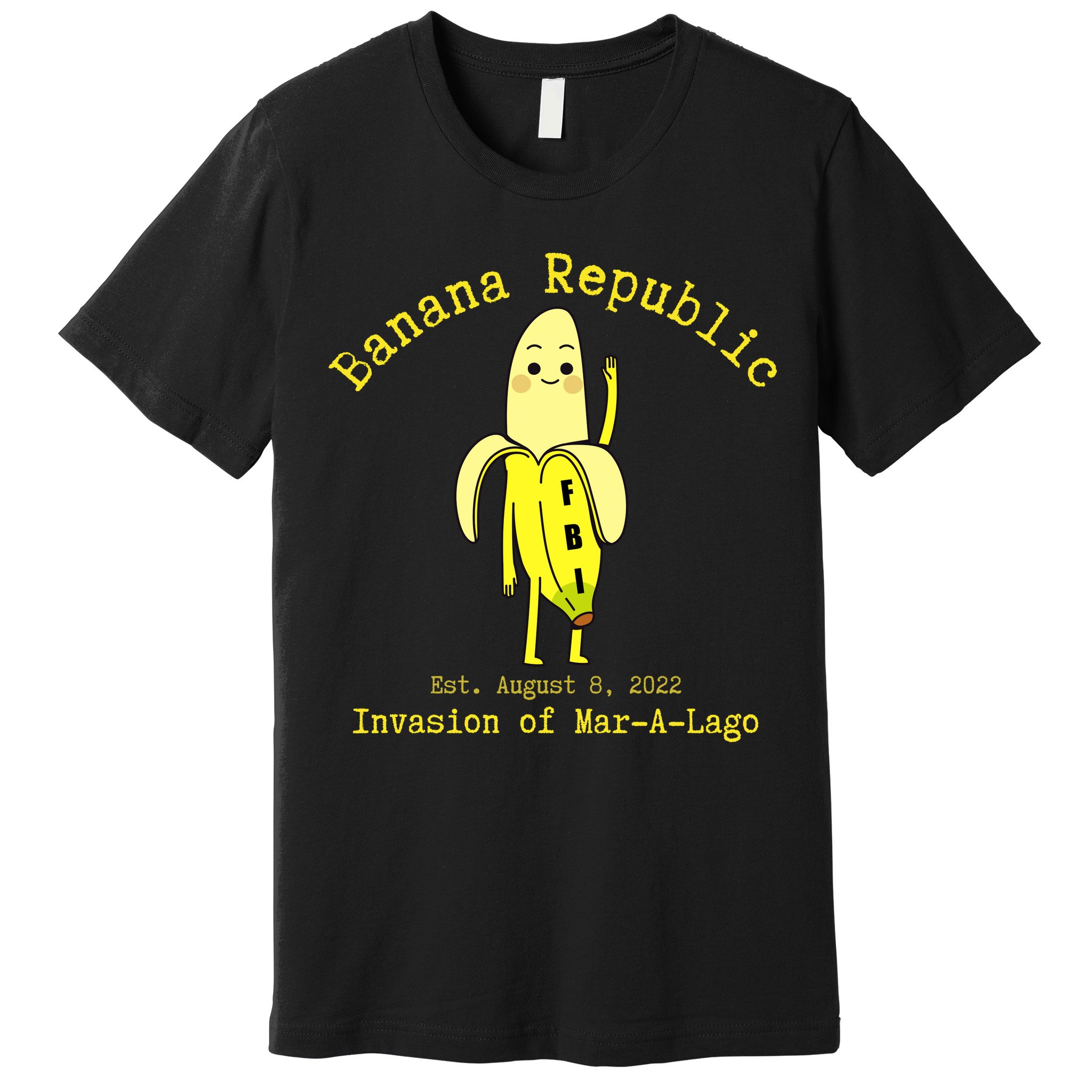 Funny Conservative Banana Republic Defund the FBI Premium T-Shirt