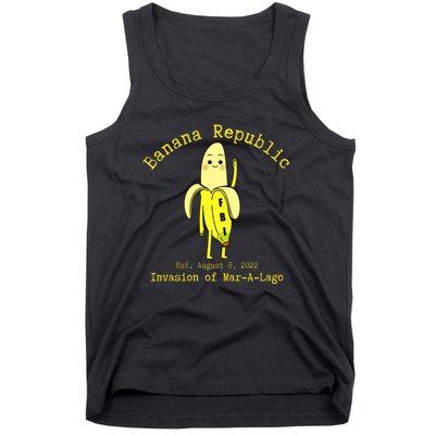 Funny Conservative Banana Republic Defund the FBI Tank Top