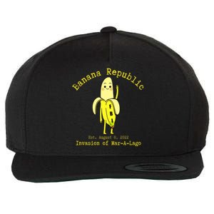 Funny Conservative Banana Republic Defund the FBI Wool Snapback Cap