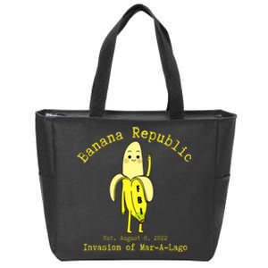 Funny Conservative Banana Republic Defund the FBI Zip Tote Bag