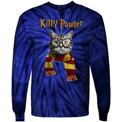 Funny Cat Funny Kitten Cat Lover Tee Kitten Tie-Dye Long Sleeve Shirt