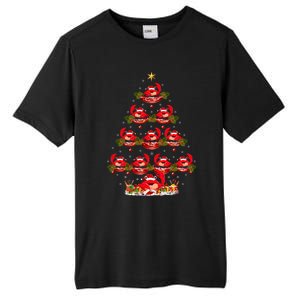 Funny Crab Fish Xmas Tree Lighting Crab Christmas Tree Meaningful Gift Tall Fusion ChromaSoft Performance T-Shirt