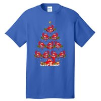 Funny Crab Fish Xmas Tree Lighting Crab Christmas Tree Meaningful Gift Tall T-Shirt