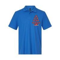 Funny Crab Fish Xmas Tree Lighting Crab Christmas Tree Meaningful Gift Softstyle Adult Sport Polo