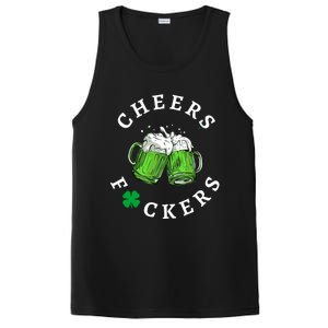 Funny Cheers Fuckers St PatrickS Day PosiCharge Competitor Tank