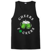 Funny Cheers Fuckers St PatrickS Day PosiCharge Competitor Tank