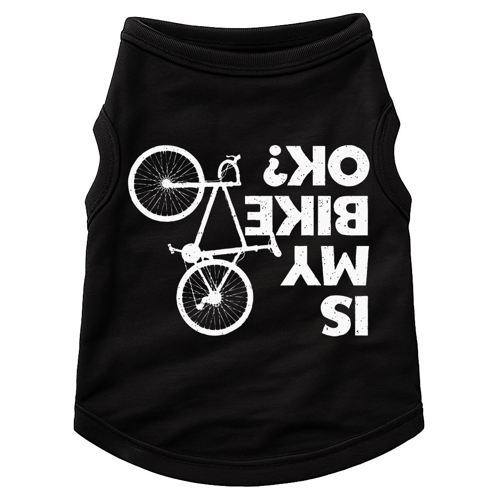 Funny Cycling For Men Women Bicycle Cyclist Bike Riding Doggie Tank