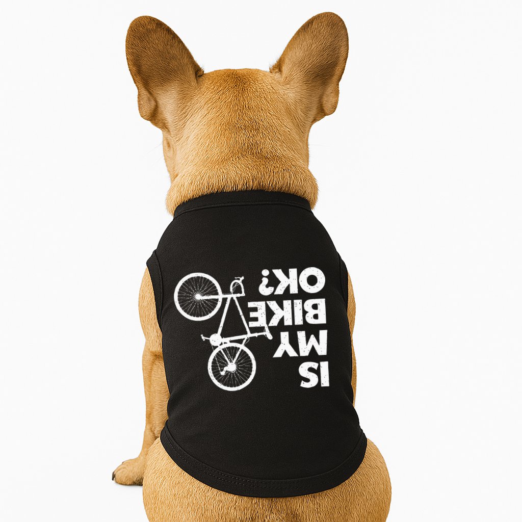 Funny Cycling For Men Women Bicycle Cyclist Bike Riding Doggie Tank