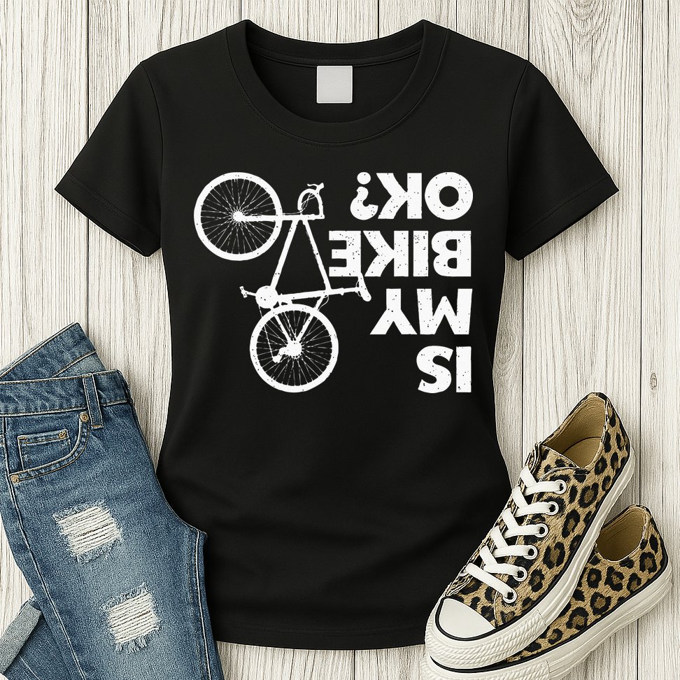 Funny Cycling For Men Women Bicycle Cyclist Bike Riding Womens T-Shirt