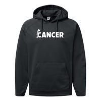 Fuck Cancer | Fuck Off Cancer | Cancer Sucks Funny Performance Fleece Hoodie