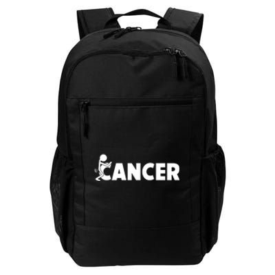 Fuck Cancer | Fuck Off Cancer | Cancer Sucks Funny Daily Commute Backpack