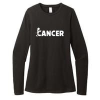 Fuck Cancer | Fuck Off Cancer | Cancer Sucks Funny Womens CVC Long Sleeve Shirt