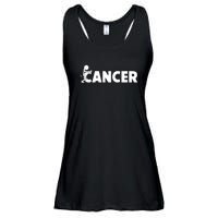 Fuck Cancer | Fuck Off Cancer | Cancer Sucks Funny Ladies Essential Flowy Tank