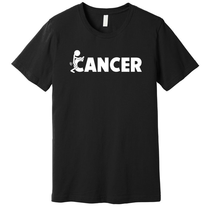 Fuck Cancer | Fuck Off Cancer | Cancer Sucks Funny Premium T-Shirt