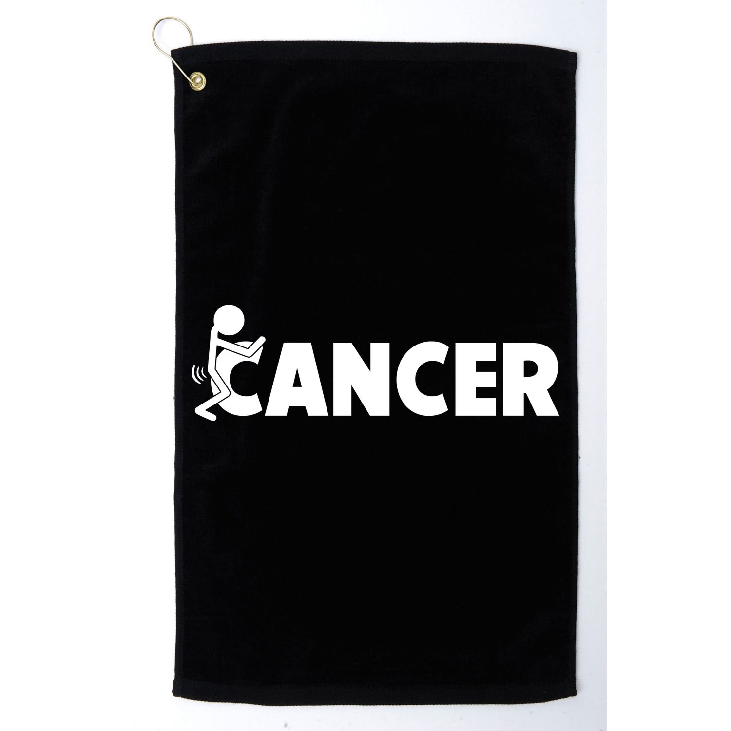 Fuck Cancer | Fuck Off Cancer | Cancer Sucks Funny Golf Towel