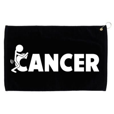 Fuck Cancer | Fuck Off Cancer | Cancer Sucks Funny Grommeted Golf Towel