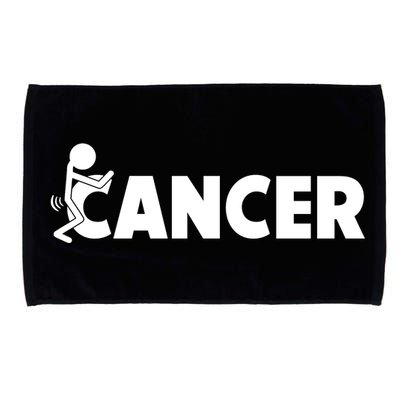 Fuck Cancer | Fuck Off Cancer | Cancer Sucks Funny Microfiber Hand Towel