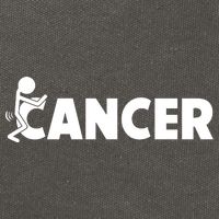 Fuck Cancer | Fuck Off Cancer | Cancer Sucks Funny Cotton Canvas Backpack