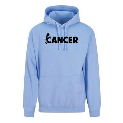 Fuck Cancer | Fuck Off Cancer | Cancer Sucks Funny Unisex Surf Hoodie