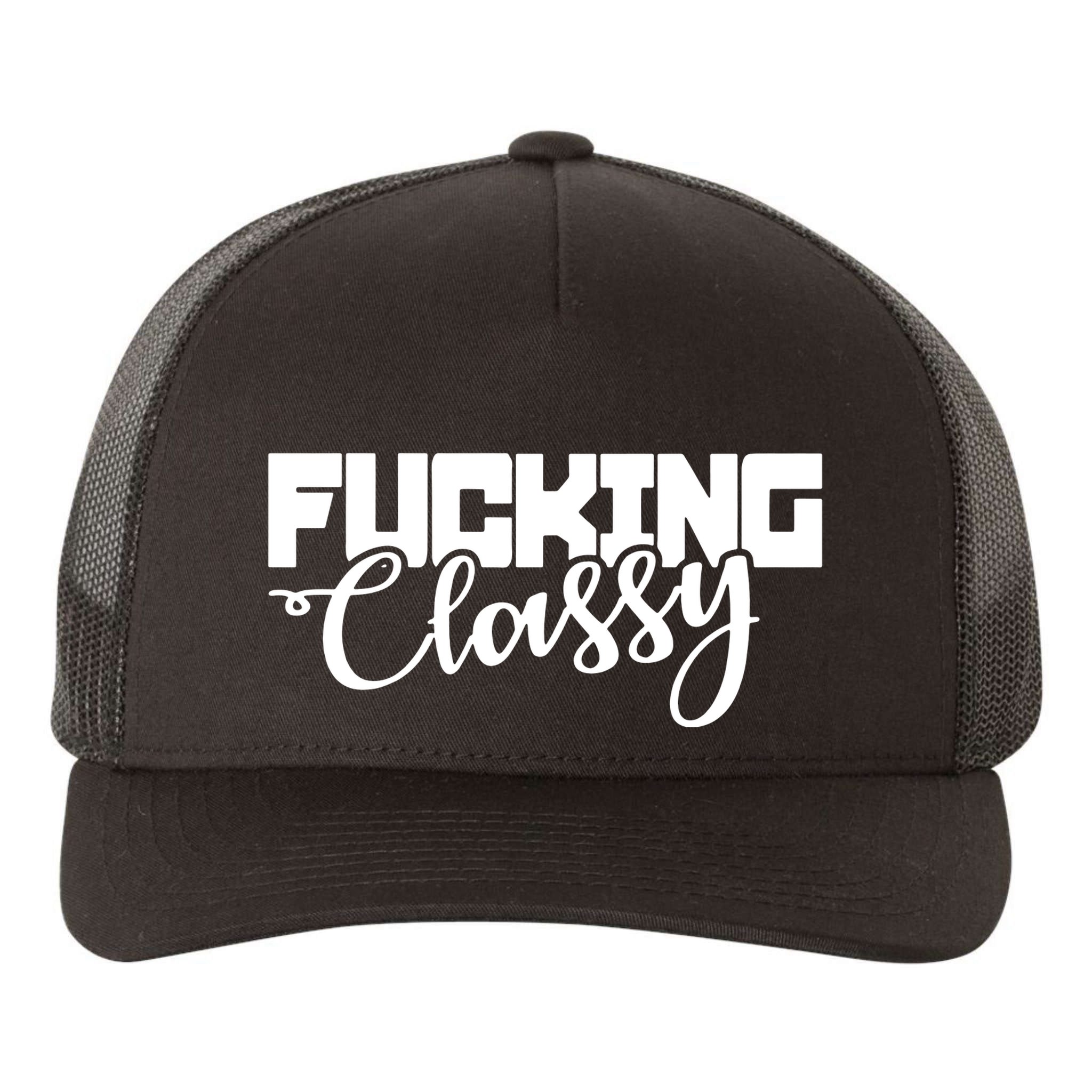 Fucking Classy Yupoong Adult 5-Panel Trucker Hat
