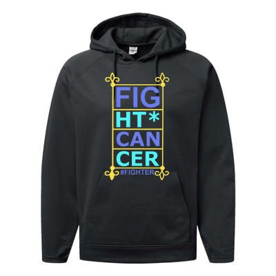 Fight Cancer Performance Fleece Hoodie