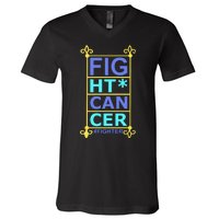 Fight Cancer V-Neck T-Shirt