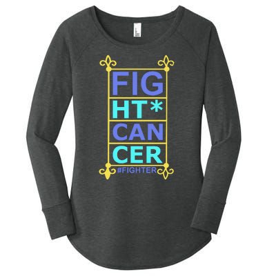 Fight Cancer Women's Perfect Tri Tunic Long Sleeve Shirt