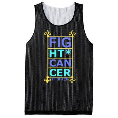 Fight Cancer Mesh Reversible Basketball Jersey Tank